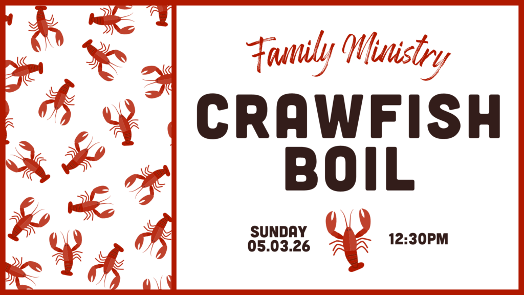 Family Ministry Crawfish Boil